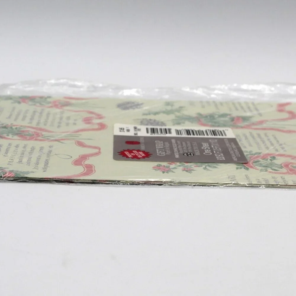 Vintage Wrapping Paper Bridal Shower Herbs American Greetings 1 Sheet Gift Wrap